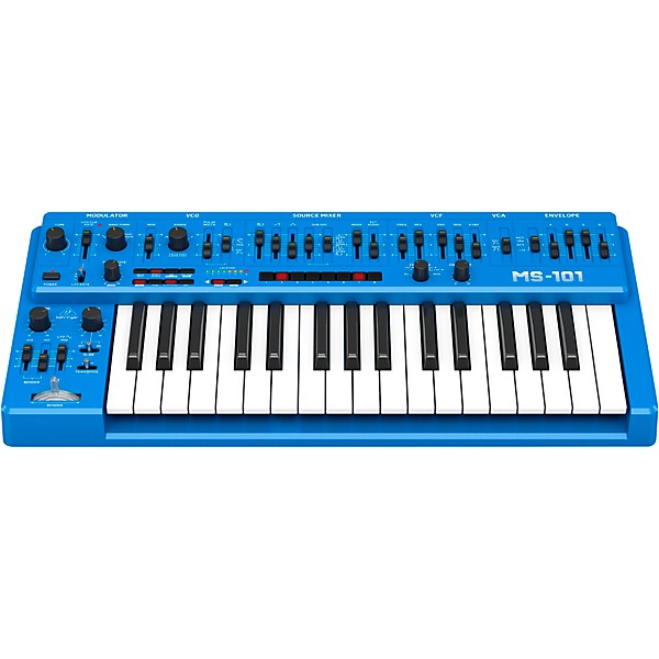 Open Box Behringer MS-1 32-Key Analog Synthesizer Level 1 Blue