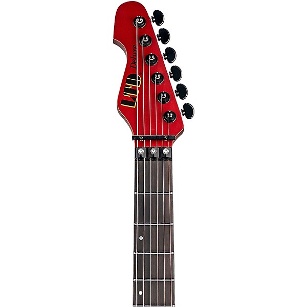 ESP LTD Deluxe SN-1000FR Electric Guitar - Candy Apple Red Satin Black Pickguard