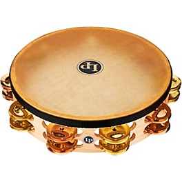 LP Pro Double Row Headed Tambourine 10 in. Bronze LP Pro Double Row Headed Tambourine 10 in. Brass/Bronze