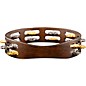 MEINL Vintage Wood Tambourine with Dual Alloy Jingles 10 in. Walnut Brown