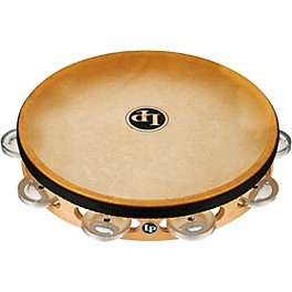 LP PRO Single Row Headed Tambourine 10 in. Brass LP PRO Single Row Headed Tambourine 10 in. Aluminum