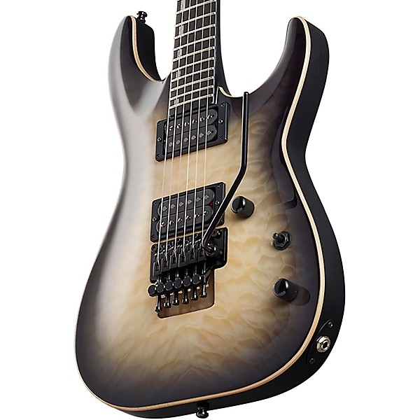 ESP E-II Horizon FR Electric Guitar Transparent Black Sunburst