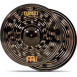 Open Box MEINL Classics Custom Dark Hi-Hat Cymbal Pair Level 1 16 in.