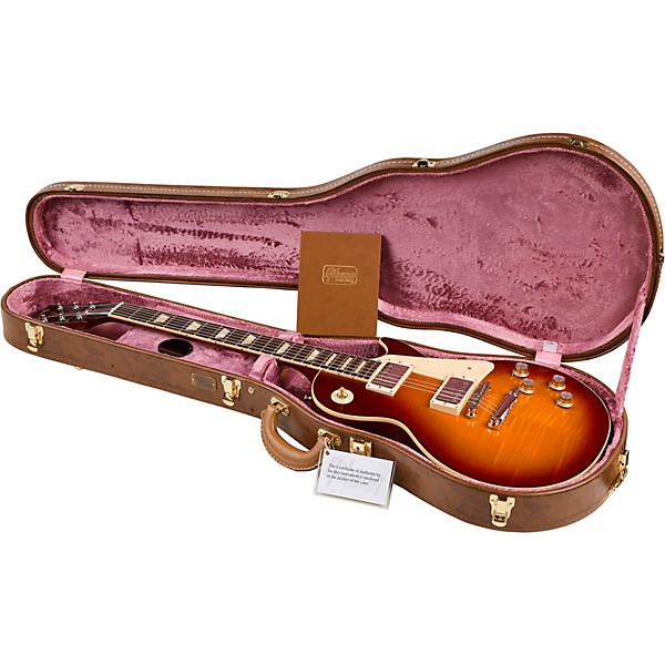 Gibson Custom '60 Les Paul Figured Top "BOTB" Electric Guitar Dark Cherry