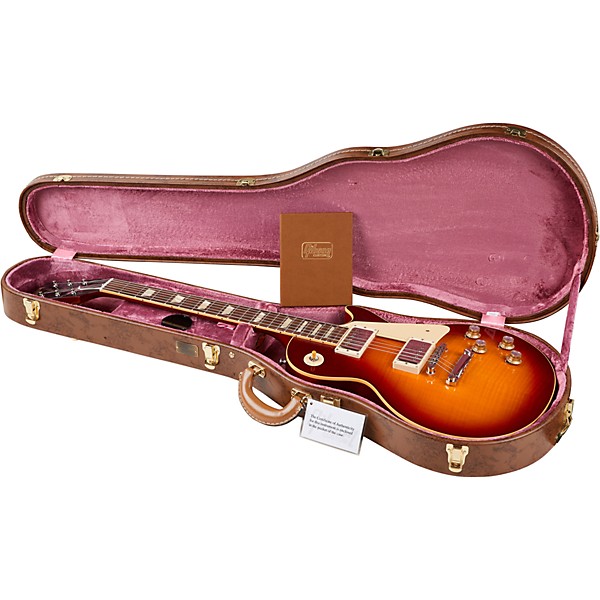 Gibson Custom '60 Les Paul Figured Top "BOTB" Electric Guitar Dark Cherry