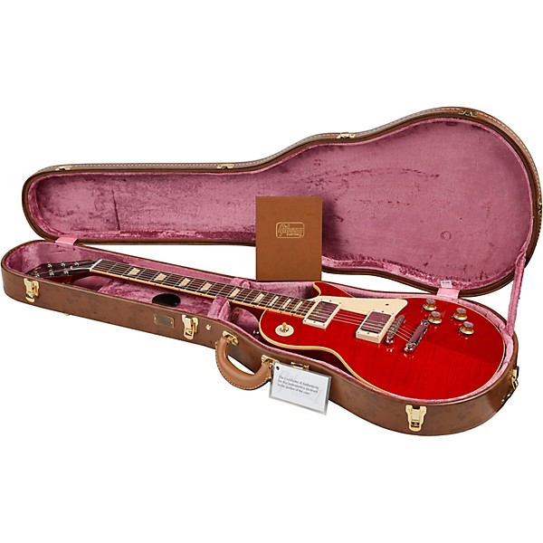 Gibson Custom '60 Les Paul Figured Top "BOTB" Electric Guitar Cherry Red