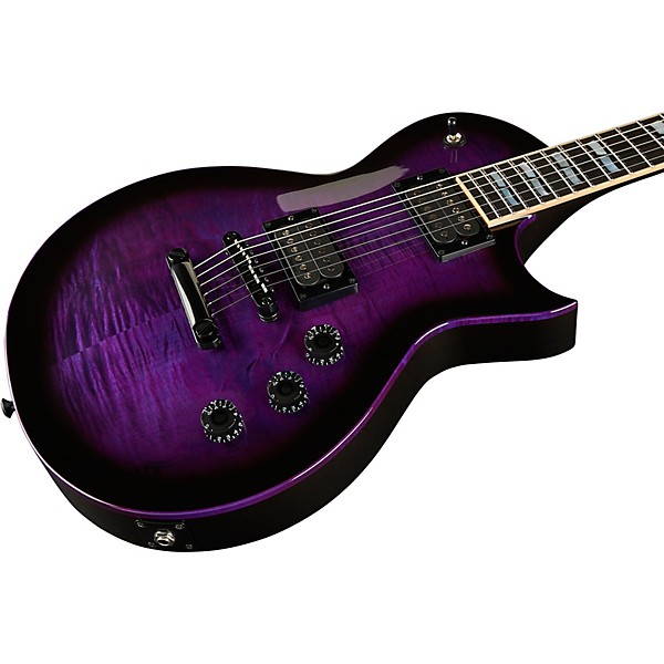 ESP USA Eclipse Electric Guitar Dark Purple Sunburst