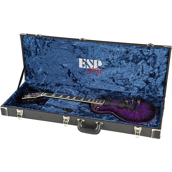 ESP USA Eclipse Electric Guitar Dark Purple Sunburst