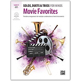 Alfred Solos, Duets & Trios for Winds: Movie Favorites Flute/Oboe Book & CD 2-3