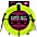 Ernie Ball 18' Straight to Angle Braided Instrument C... Ernie Ball 18' Straight to Angle Braided Instrument Cable Neon Green