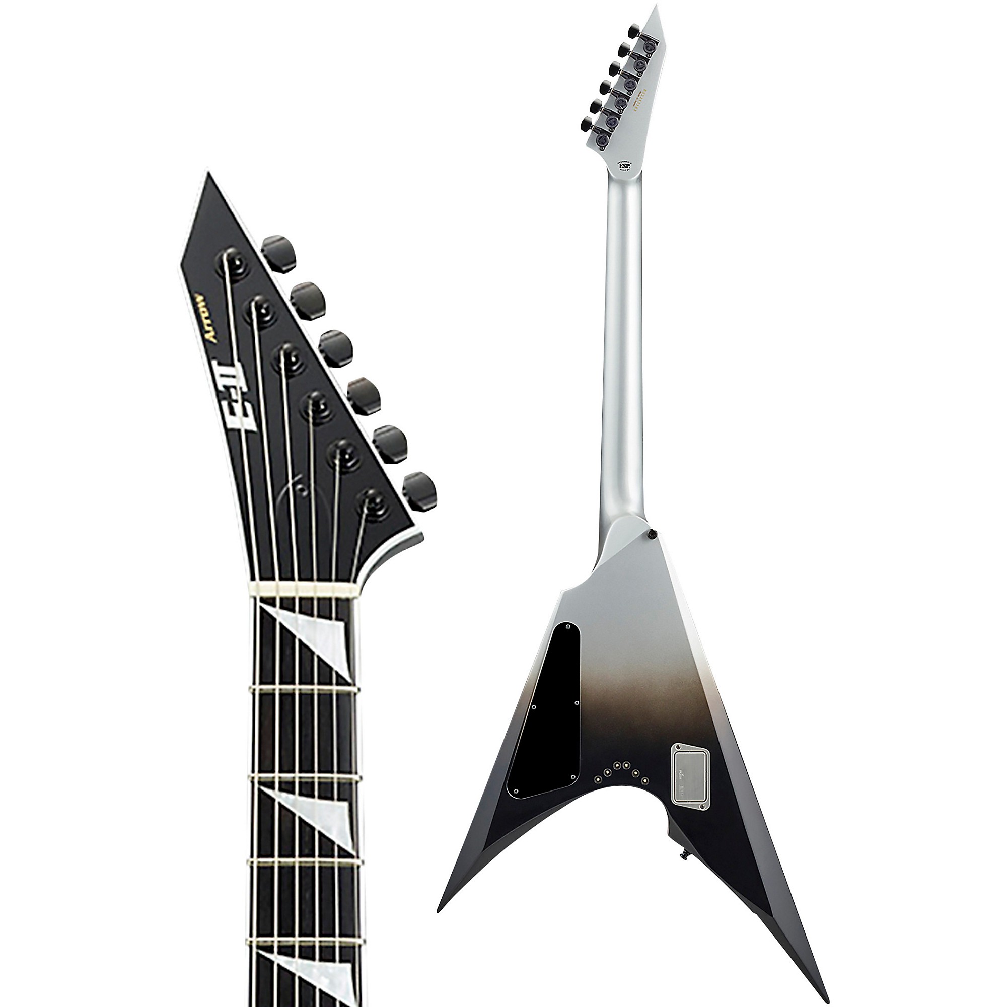 ESP E-II Arrow-NT Electric Guitar Black Fade | Guitar Center