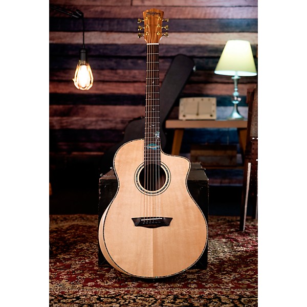 Washburn Bella Tono Allure SC56S Studio Acoustic-Electric Guitar Gloss Natural