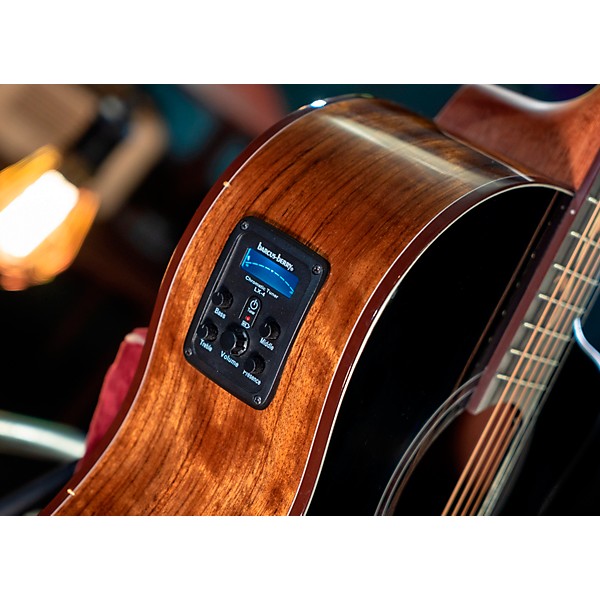 Washburn Bella Tono Vite S9V Studio Acoustic-Electric Guitar Transparent Charcoal Burst