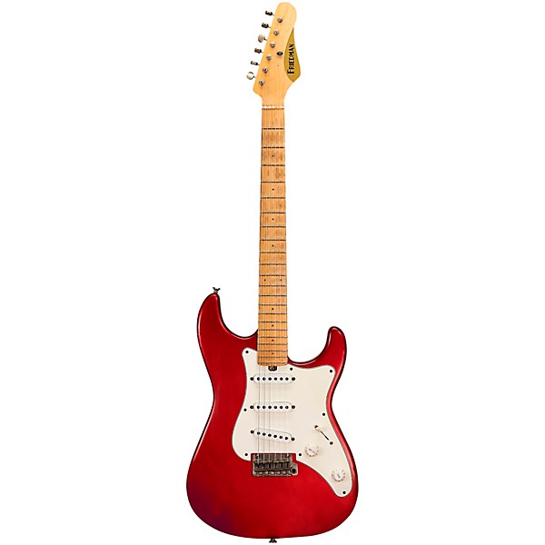 Friedman Vintage-S Aged SSS Electric Guitar Candy Red