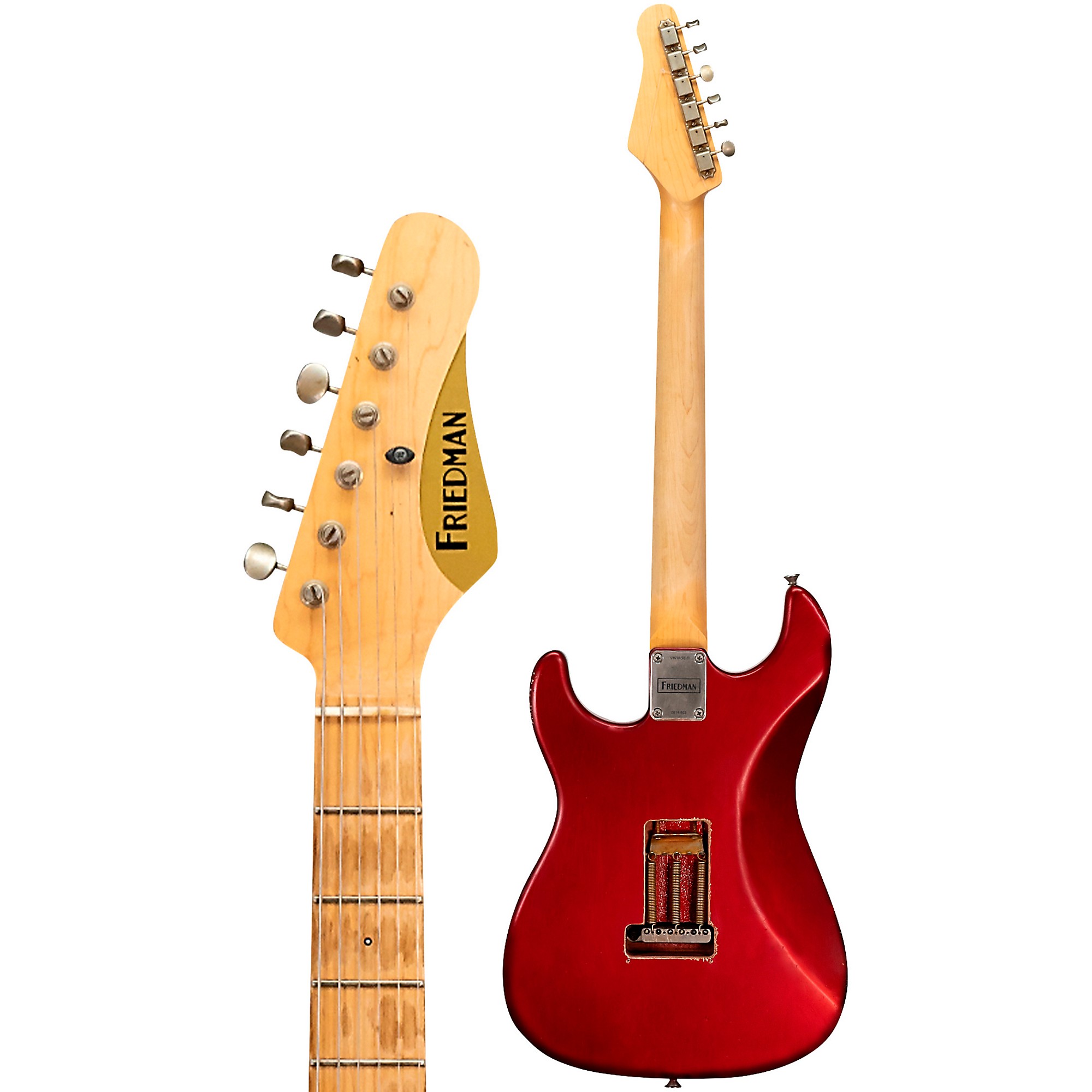 Vintage-S Aged SSS Electric Guitar Candy Red | Guitar Center