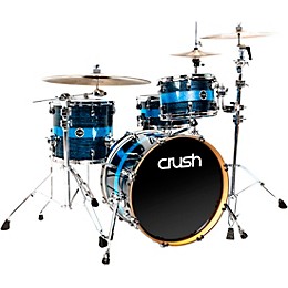 Crush Drums & Percussion Sublime ST Maple 3-Piece Shell Pack with 20 in. Bass Drum Blue Crush