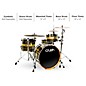 Crush Drums & Percussion Sublime ST Maple 3-Piece Shell Pack with 22 in. Bass Drum Gold Crush