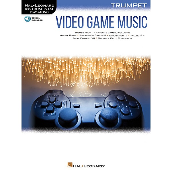 Hal Leonard Video Game Music for Trumpet Instrumental Play-Along Book/Audio Online