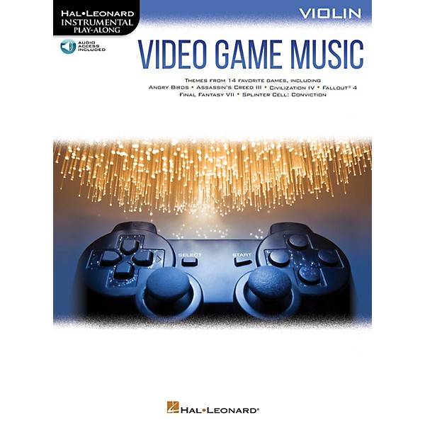 Hal Leonard Video Game Music for Violin Instrumental Play-Along Book/Audio Online