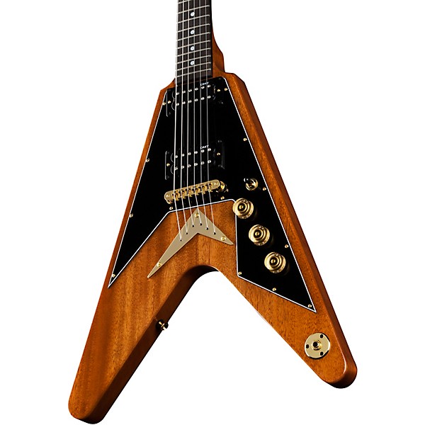 Dean USA V Standard with Pickguard Electric Guitar Gloss Natural