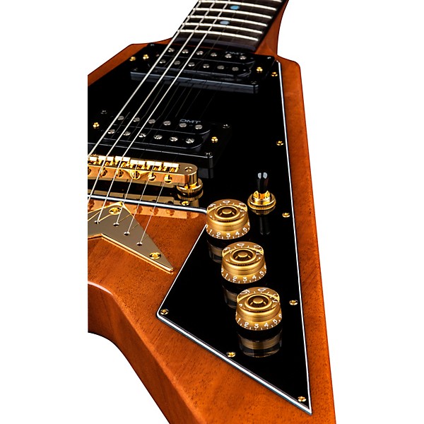 Dean USA V Standard with Pickguard Electric Guitar Gloss Natural