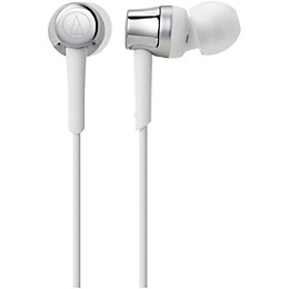 Audio-Technica ATH-CKR30IS SonicFuel In-Ear Headphones with In-line Mic & Control Silver