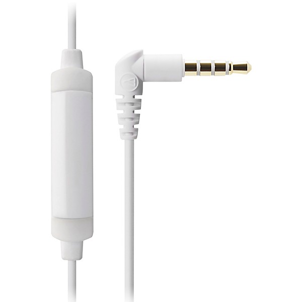 Audio-Technica ATH-CKR30IS SonicFuel In-Ear Headphones with In-line Mic & Control Silver