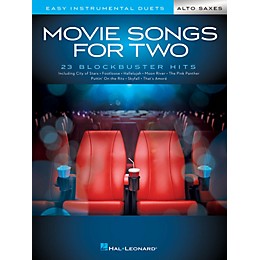 Hal Leonard Movie Songs for Two Alto Saxes (Easy Instrumental Duets) Easy Instrumental Duets Series Softcover