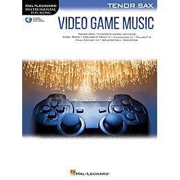 Hal Leonard Video Game Music for Tenor Sax Instrumental Play-Along Book/Audio Online