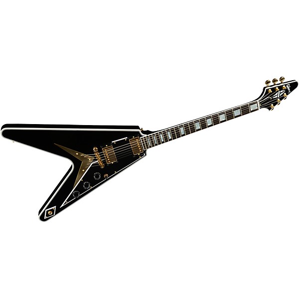 Gibson Custom Flying V Custom Electric Guitar Ebony