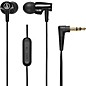 Audio-Technica ATH-CLR100IS SonicFuel In-ear Headphones with In-line Mic & Control Black thumbnail