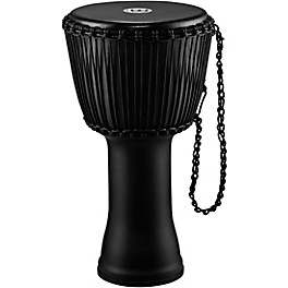 MEINL Travel Series Rope Tuned Djembe with Goat ... MEINL Travel Series Rope Tuned Djembe with Goat Head 12 in. Phantom Black