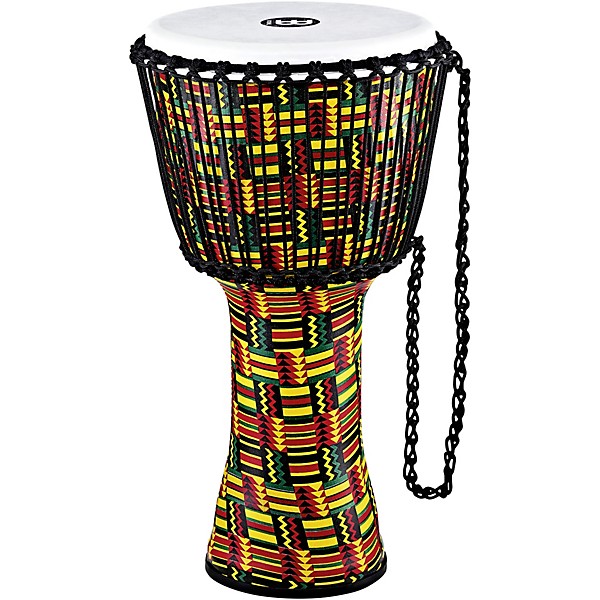 MEINL Travel Series Rope Tuned Djembe with Synthetic Head in Simbra Finish 12 in.