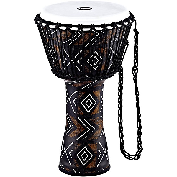 MEINL Travel Series Djembe with Synthetic Head in Kanga Sarong Finish 10 in.