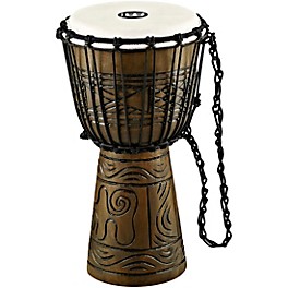 MEINL Artifact Series Hand-Carved Djembe 12 in. Brown MEINL Artifact Series Hand-Carved Djembe 8 in. Brown