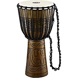 MEINL Artifact Series Hand-Carved Djembe 12 in. Brown MEINL Artifact Series Hand-Carved Djembe 12 in. Brown