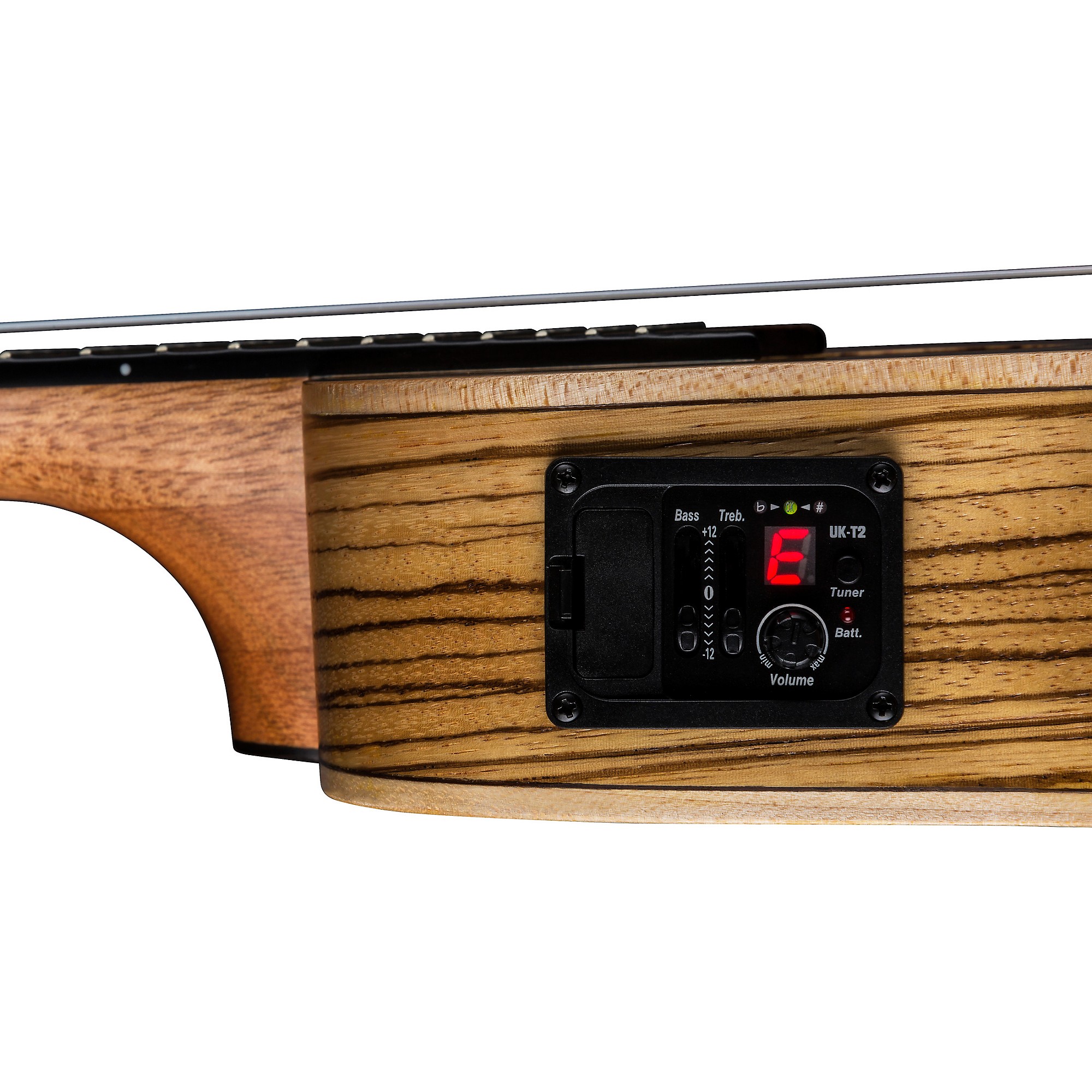 Luna High Tide Series Zebrawood Ukelele Acoustic-electric Barítono W