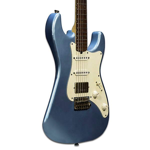 Friedman Vintage-S Aged HSS Rosewood Fingerboard Electric Guitar Metallic Blue