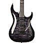 Washburn Parallaxe S20FR Electric Guitar Transparent Black Burst thumbnail