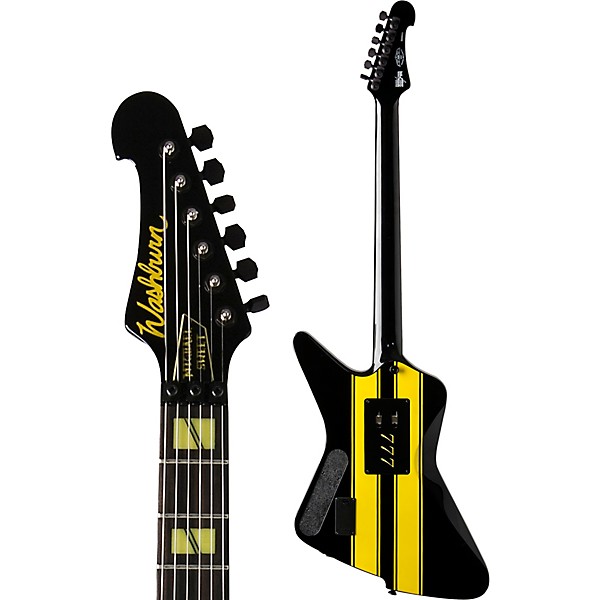 Platinum Washburn Black and Yellow | Guitar Center