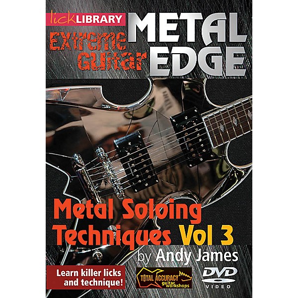 Licklibrary Metal Soloing Techniques, Volume 3 Lick Library Series DVD Performed by Andy James