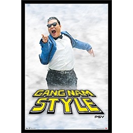 Trends International Psy - Point Poster Framed Black