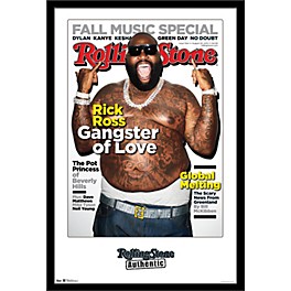 Trends International Rolling Stone - Rick Ross 12 Po... Trends International Rolling Stone - Rick Ross 12 Poster Framed Black