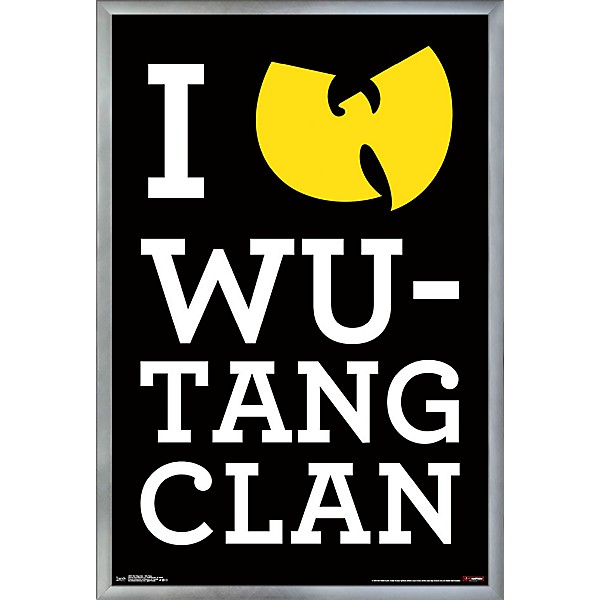 Trends International Wu-Tang Clan - Wu-Tang Poster Framed Silver