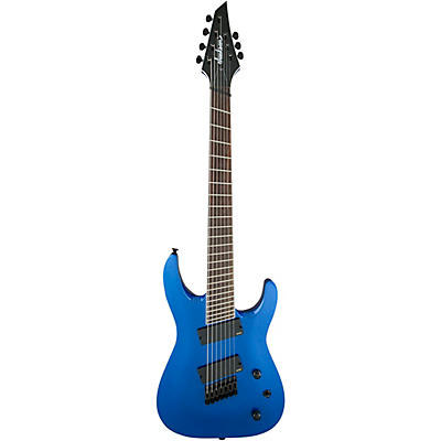 Jackson X Series Soloist Slat7 7-String Multi-Scale Electric Guitar Blue Metallic for sale
