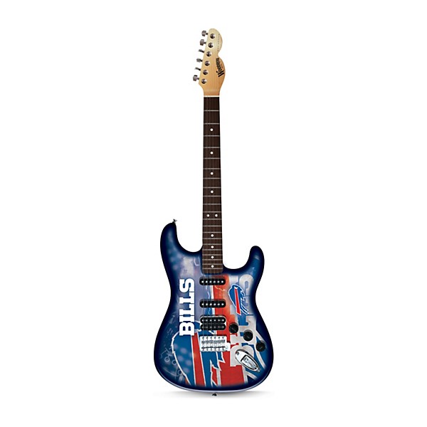 Woodrow Guitars NFL Northender Electric Guitar Buffalo Bills Guitar