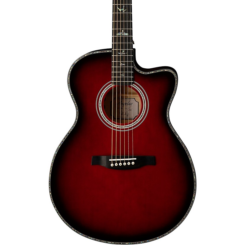 PRS SE A50E Acoustic-Electric in Fire Red Burst