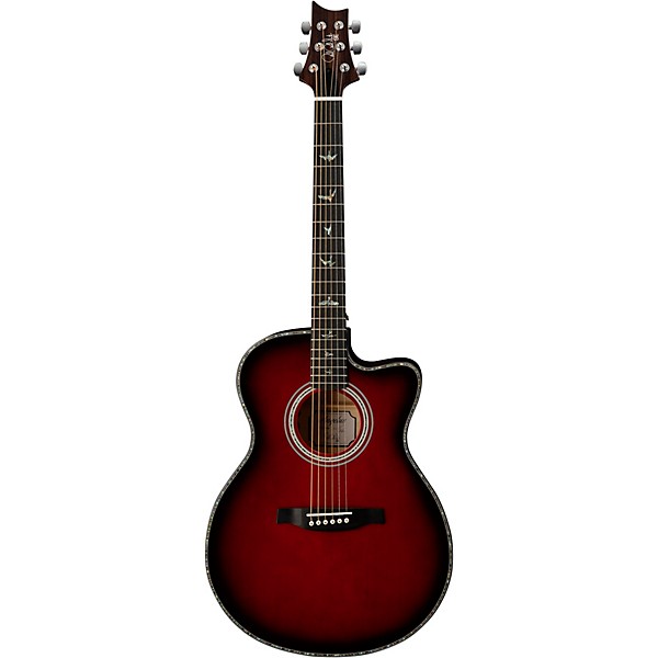 PRS SE A50E Acoustic-Electric Guitar Fire Red Burst