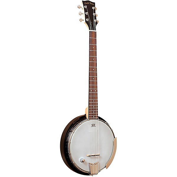 Open Box Gold Tone AC-6+/L Composite Left-Handed Acoustic-Electric Banjo Guitar With Gig Bag Level 2  194744837104