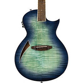 ESP LTD TL-6 Thinline Acoustic-Electric Guitar Transparent Tig... ESP LTD TL-6 Thinline Acoustic-Electric Guitar Marine Burst